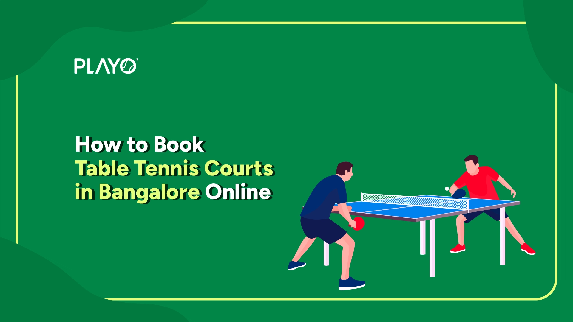 Table tennis court in Bangalore Table Tennis Courts in Bangalore